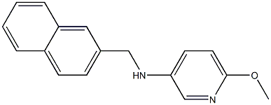 6-methoxy-N-(naphthalen-2-ylmethyl)pyridin-3-amine Struktur