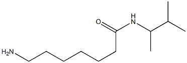 7-amino-N-(3-methylbutan-2-yl)heptanamide Struktur