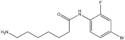 7-amino-N-(4-bromo-2-fluorophenyl)heptanamide Struktur