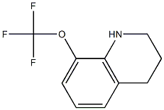 8-(trifluoromethoxy)-1,2,3,4-tetrahydroquinoline Struktur