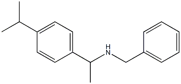 benzyl({1-[4-(propan-2-yl)phenyl]ethyl})amine Struktur