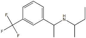 butan-2-yl({1-[3-(trifluoromethyl)phenyl]ethyl})amine Struktur