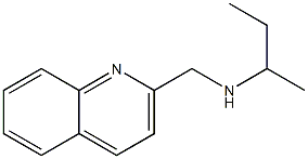 butan-2-yl(quinolin-2-ylmethyl)amine Struktur