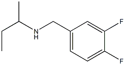 butan-2-yl[(3,4-difluorophenyl)methyl]amine Struktur