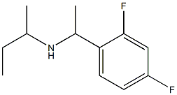 butan-2-yl[1-(2,4-difluorophenyl)ethyl]amine Struktur