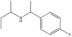 butan-2-yl[1-(4-fluorophenyl)ethyl]amine Struktur