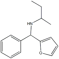 butan-2-yl[furan-2-yl(phenyl)methyl]amine Struktur