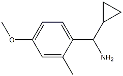 cyclopropyl(4-methoxy-2-methylphenyl)methanamine Struktur