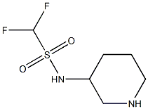 difluoro-N-(piperidin-3-yl)methanesulfonamide Struktur