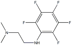 dimethyl({2-[(2,3,4,5,6-pentafluorophenyl)amino]ethyl})amine Struktur