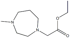 ethyl 2-(4-methyl-1,4-diazepan-1-yl)acetate Struktur