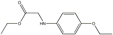 ethyl 2-[(4-ethoxyphenyl)amino]acetate Struktur