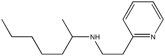 heptan-2-yl[2-(pyridin-2-yl)ethyl]amine Struktur