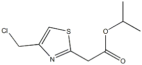 isopropyl [4-(chloromethyl)-1,3-thiazol-2-yl]acetate Struktur