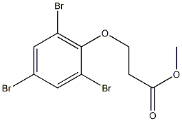 methyl 3-(2,4,6-tribromophenoxy)propanoate Struktur