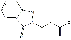 methyl 3-{3-oxo-2H,3H-[1,2,4]triazolo[3,4-a]pyridin-2-yl}propanoate Struktur