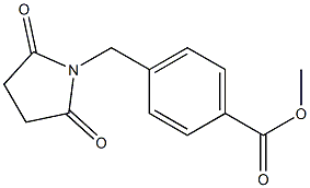 methyl 4-[(2,5-dioxopyrrolidin-1-yl)methyl]benzoate Struktur