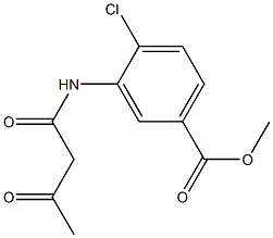 methyl 4-chloro-3-(3-oxobutanamido)benzoate Struktur