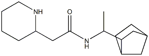 N-(1-{bicyclo[2.2.1]heptan-2-yl}ethyl)-2-(piperidin-2-yl)acetamide Struktur