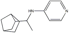 N-(1-{bicyclo[2.2.1]heptan-2-yl}ethyl)pyridin-4-amine Struktur