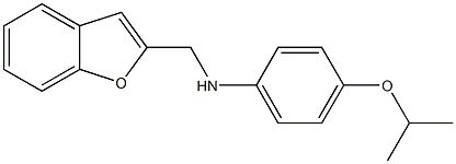 N-(1-benzofuran-2-ylmethyl)-4-(propan-2-yloxy)aniline Struktur