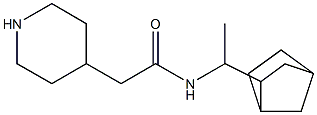 N-(1-bicyclo[2.2.1]hept-2-ylethyl)-2-piperidin-4-ylacetamide Struktur