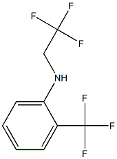 N-(2,2,2-trifluoroethyl)-2-(trifluoromethyl)aniline Struktur