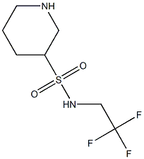 N-(2,2,2-trifluoroethyl)piperidine-3-sulfonamide Struktur