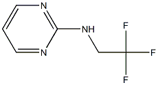 N-(2,2,2-trifluoroethyl)pyrimidin-2-amine Struktur