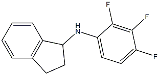 N-(2,3,4-trifluorophenyl)-2,3-dihydro-1H-inden-1-amine Struktur