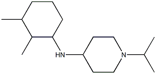 N-(2,3-dimethylcyclohexyl)-1-(propan-2-yl)piperidin-4-amine Struktur