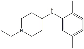 N-(2,5-dimethylphenyl)-1-ethylpiperidin-4-amine Struktur