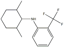 N-(2,6-dimethylcyclohexyl)-2-(trifluoromethyl)aniline Struktur