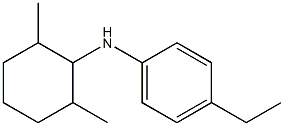 N-(2,6-dimethylcyclohexyl)-4-ethylaniline Struktur