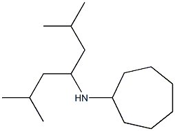 N-(2,6-dimethylheptan-4-yl)cycloheptanamine Struktur