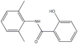 N-(2,6-dimethylphenyl)-2-hydroxybenzamide Struktur