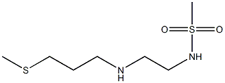 N-(2-{[3-(methylsulfanyl)propyl]amino}ethyl)methanesulfonamide Struktur