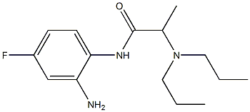 N-(2-amino-4-fluorophenyl)-2-(dipropylamino)propanamide Struktur