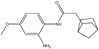 N-(2-amino-4-methoxyphenyl)-2-{bicyclo[2.2.1]heptan-2-yl}acetamide Struktur