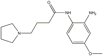 N-(2-amino-4-methoxyphenyl)-4-pyrrolidin-1-ylbutanamide Struktur