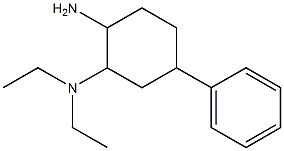 N-(2-amino-5-phenylcyclohexyl)-N,N-diethylamine Struktur