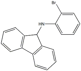 N-(2-bromophenyl)-9H-fluoren-9-amine Struktur