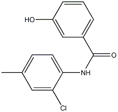 N-(2-chloro-4-methylphenyl)-3-hydroxybenzamide Struktur