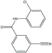 N-(2-chlorophenyl)-3-cyanobenzamide Struktur