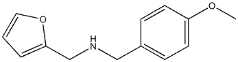 N-(2-furylmethyl)-N-(4-methoxybenzyl)amine Struktur