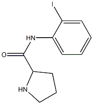 N-(2-iodophenyl)pyrrolidine-2-carboxamide Struktur