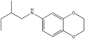 N-(2-methylbutyl)-2,3-dihydro-1,4-benzodioxin-6-amine Struktur