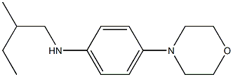 N-(2-methylbutyl)-4-(morpholin-4-yl)aniline Struktur