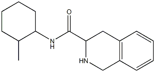 N-(2-methylcyclohexyl)-1,2,3,4-tetrahydroisoquinoline-3-carboxamide Struktur