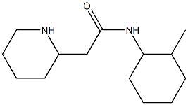 N-(2-methylcyclohexyl)-2-(piperidin-2-yl)acetamide Struktur